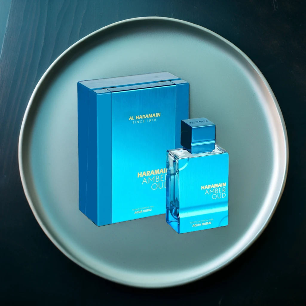 Perfume Aqua Fragrance - Al Haramain Amber Oud Aqua Dubai