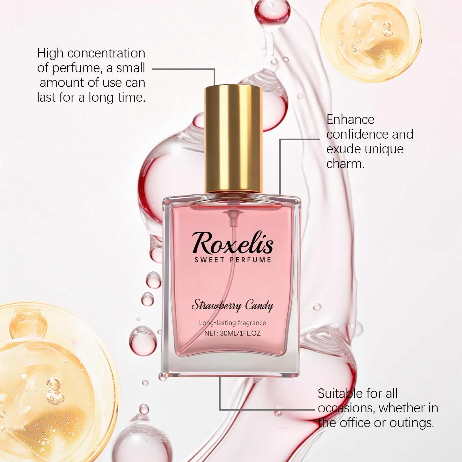 Strawberry Candy Sweet Fragran - Perfume Alcohol Fragrance ulasan dan harga