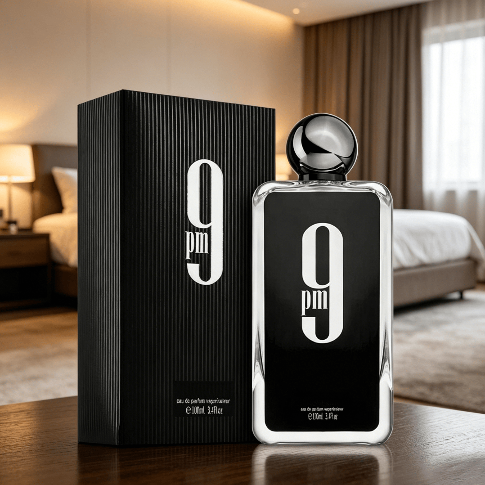 100ML Afnan 9 PM Rebel Unisex  - Perfume Fragrance For Men ulasan dan harga