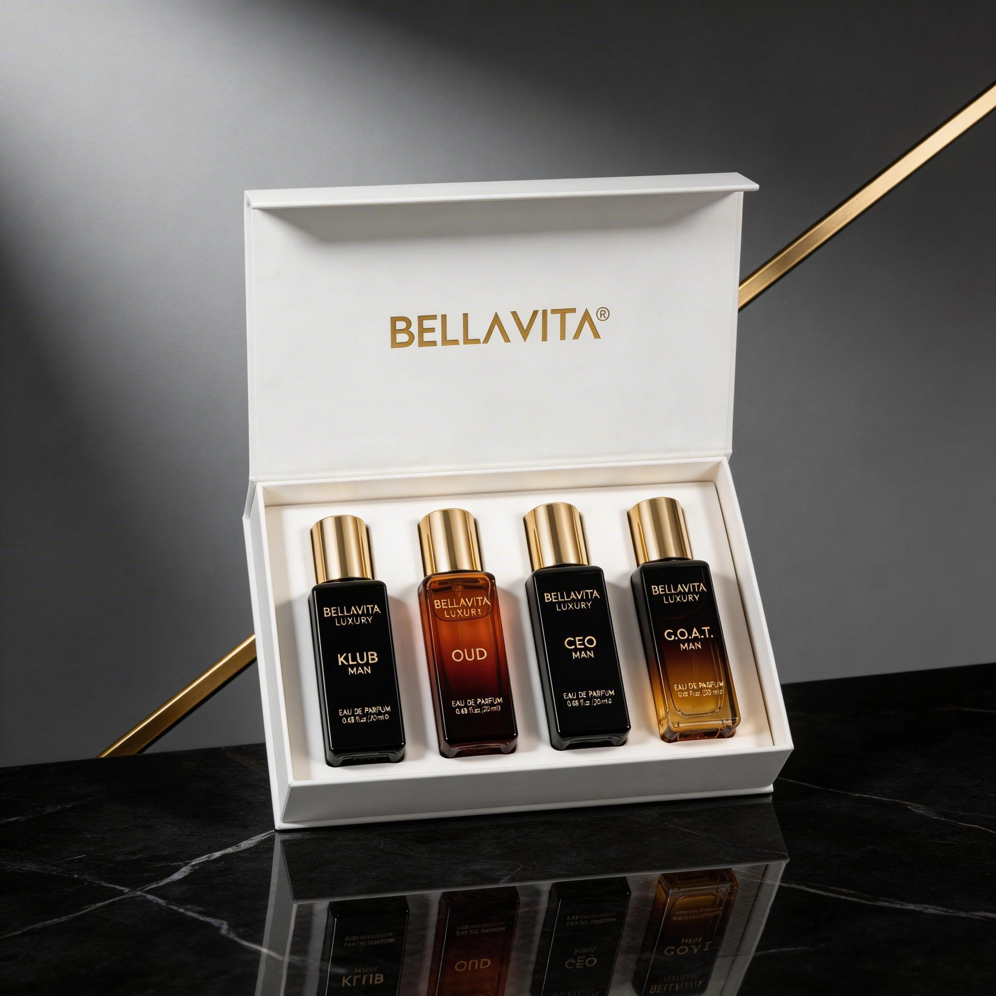 Bella Vita Portable 4x20ml Lux - Perfume Alcohol Fragrance ulasan dan harga