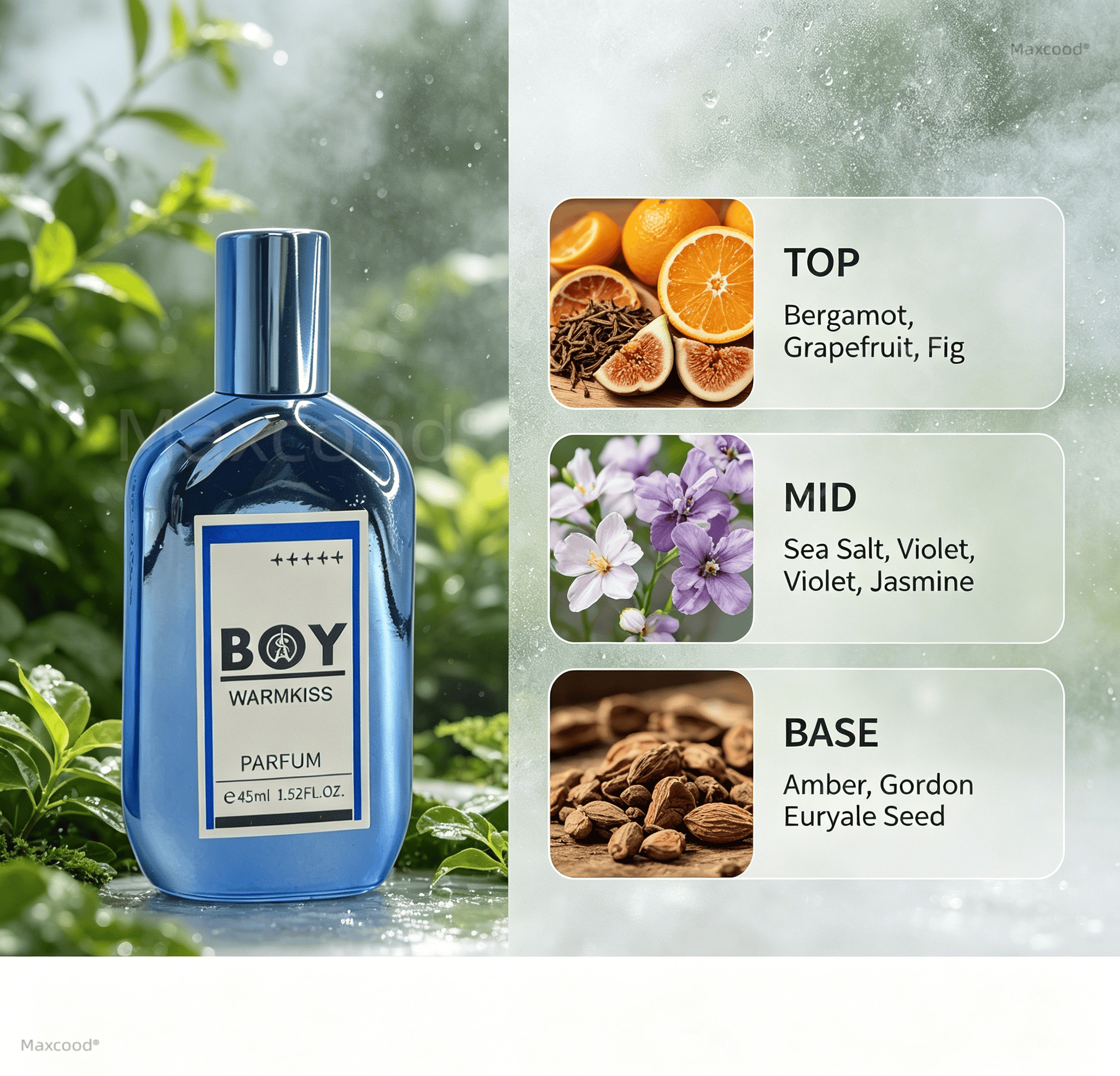 1.52oz/45ml Men's Perfume Frui - Perfume Fragrance Lasting ulasan dan harga