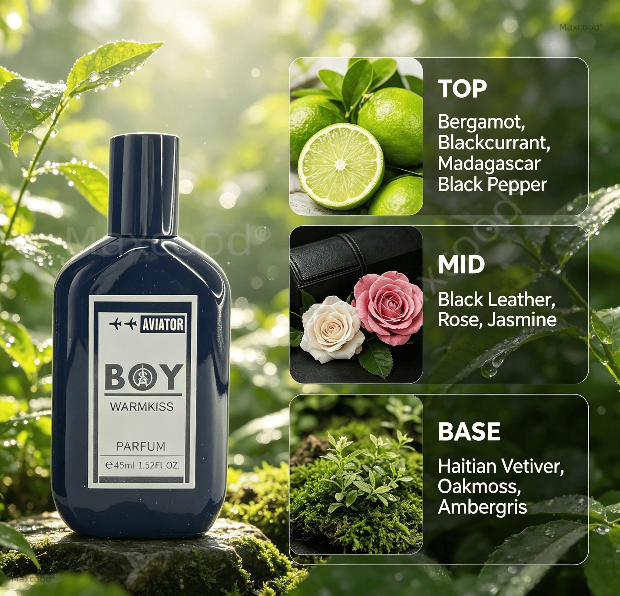 1.52oz/45ml Men's Perfume Frui - Perfume Fragrance Lasting ulasan dan harga